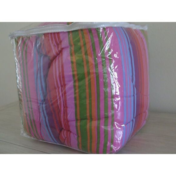 CHARM PURPLE Sz FULL Room In A Cube 11Pc Comforter Shams Sheets Valences Set $14 - Picture 5 of 8